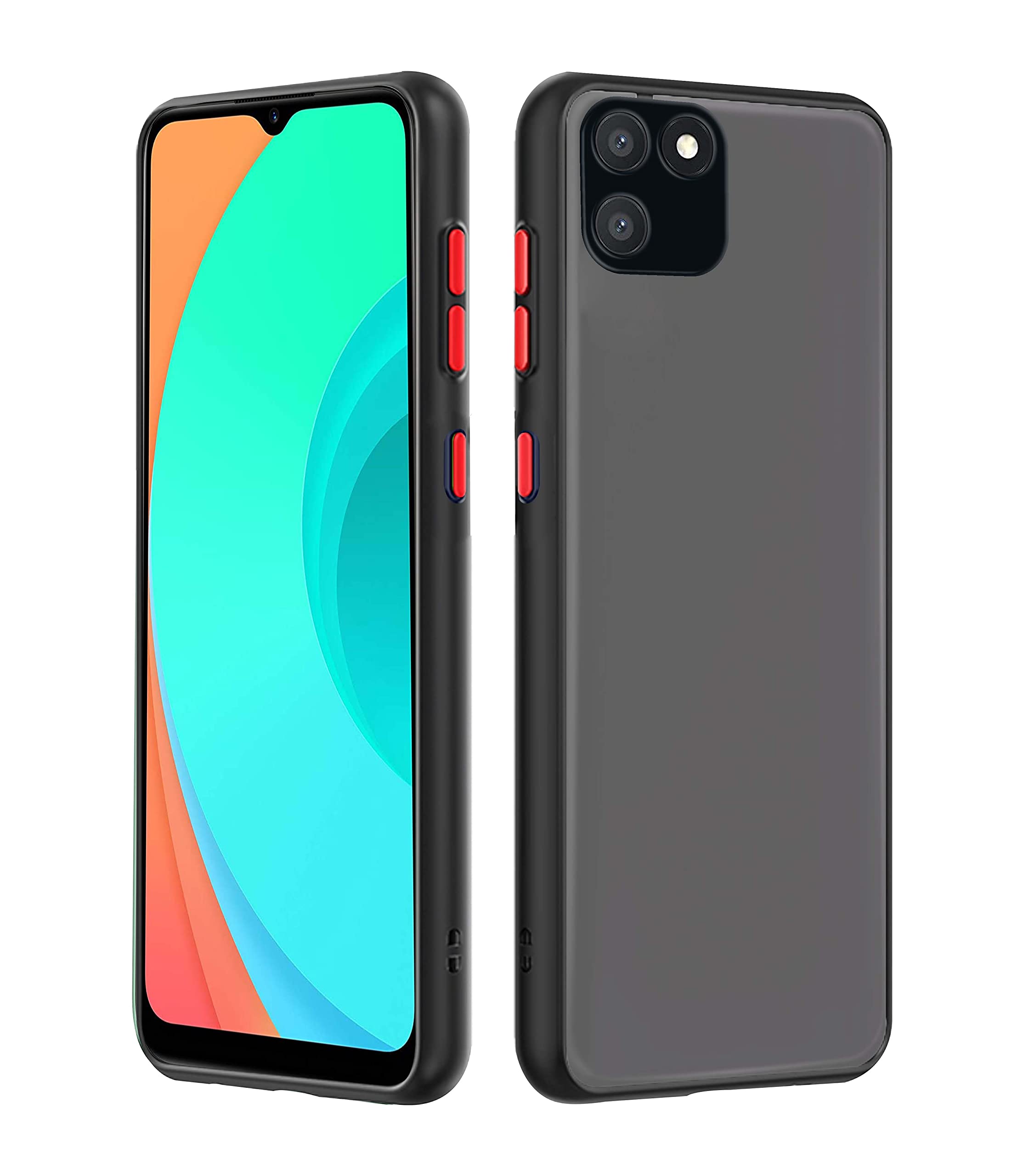 Pikkme black back cover for Realme C11
