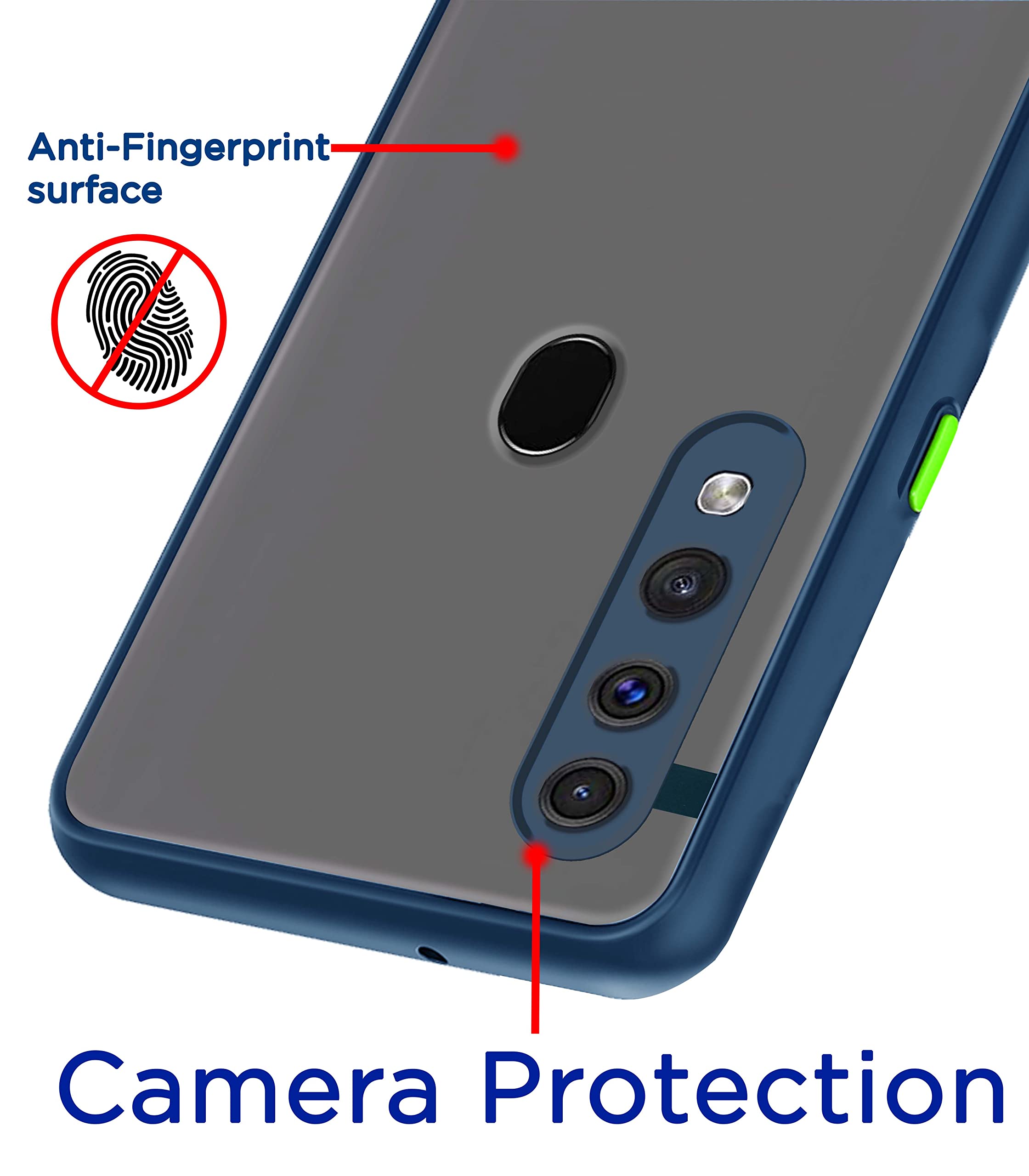 Blue mobile back cover for Oppo A31 – Pikkme – photo 2