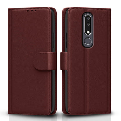 Pikkme brown flip case for Nokia