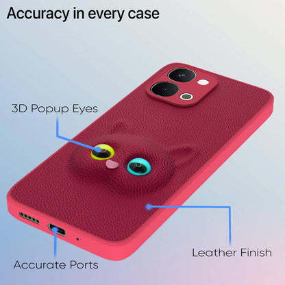 Pikkme Vivo T5x/Y51 Pro/iQOO Z11x 5G Kitty pink mobile back cover – photo 4