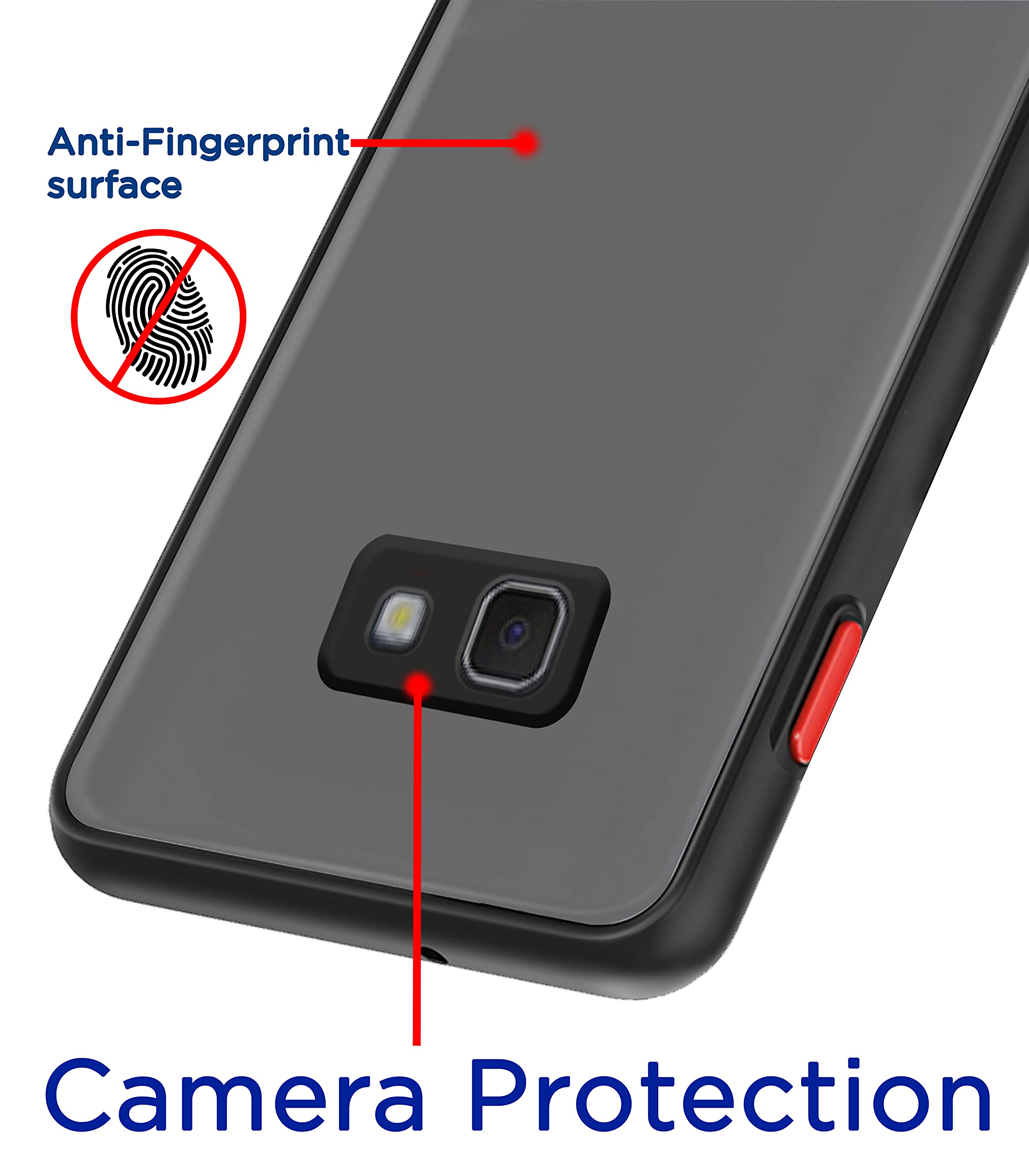Pikkme black mobile back cover for Samsung J7 Prime – photo 2