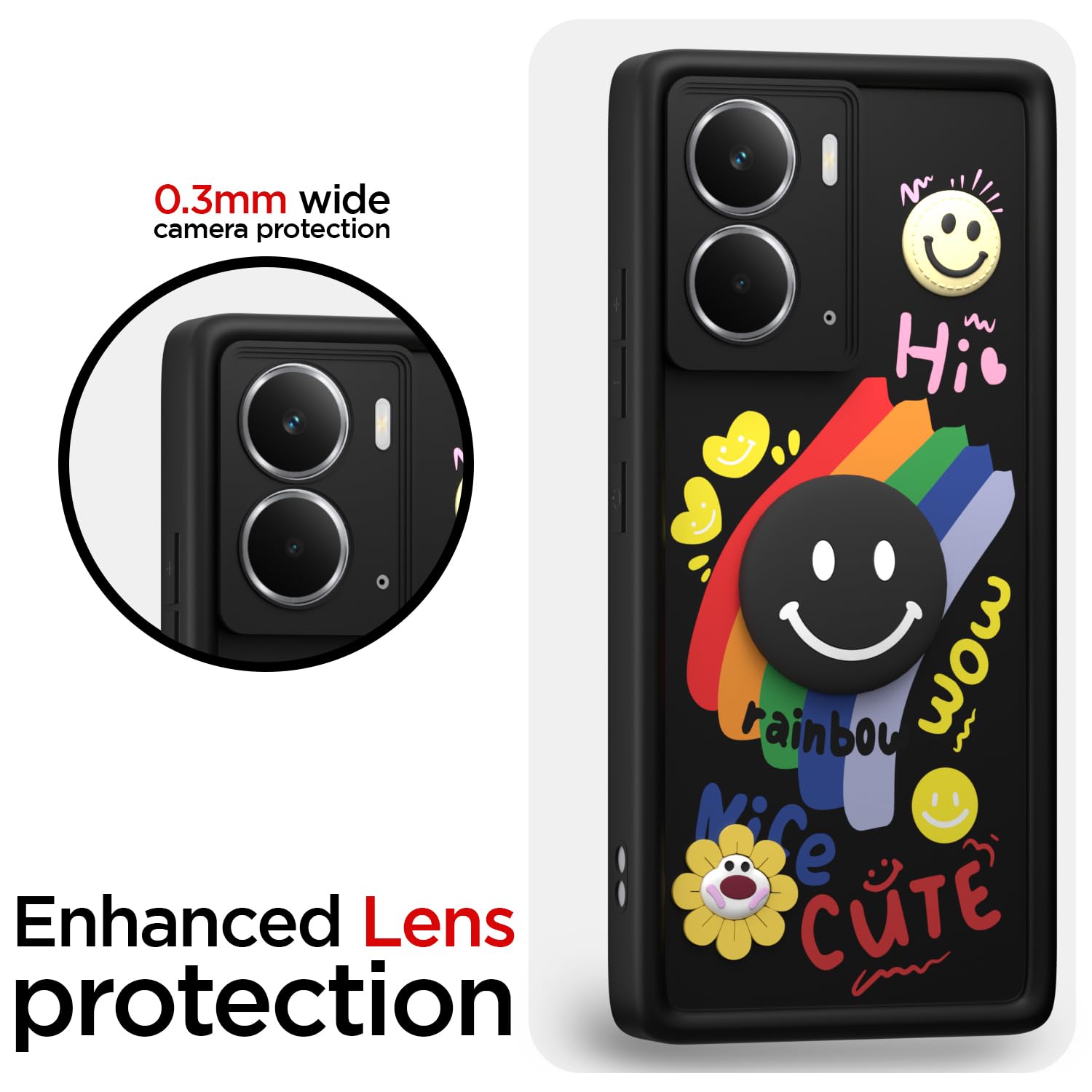 Black mobile cover for Realme P3 5G – Pikkme – photo 5