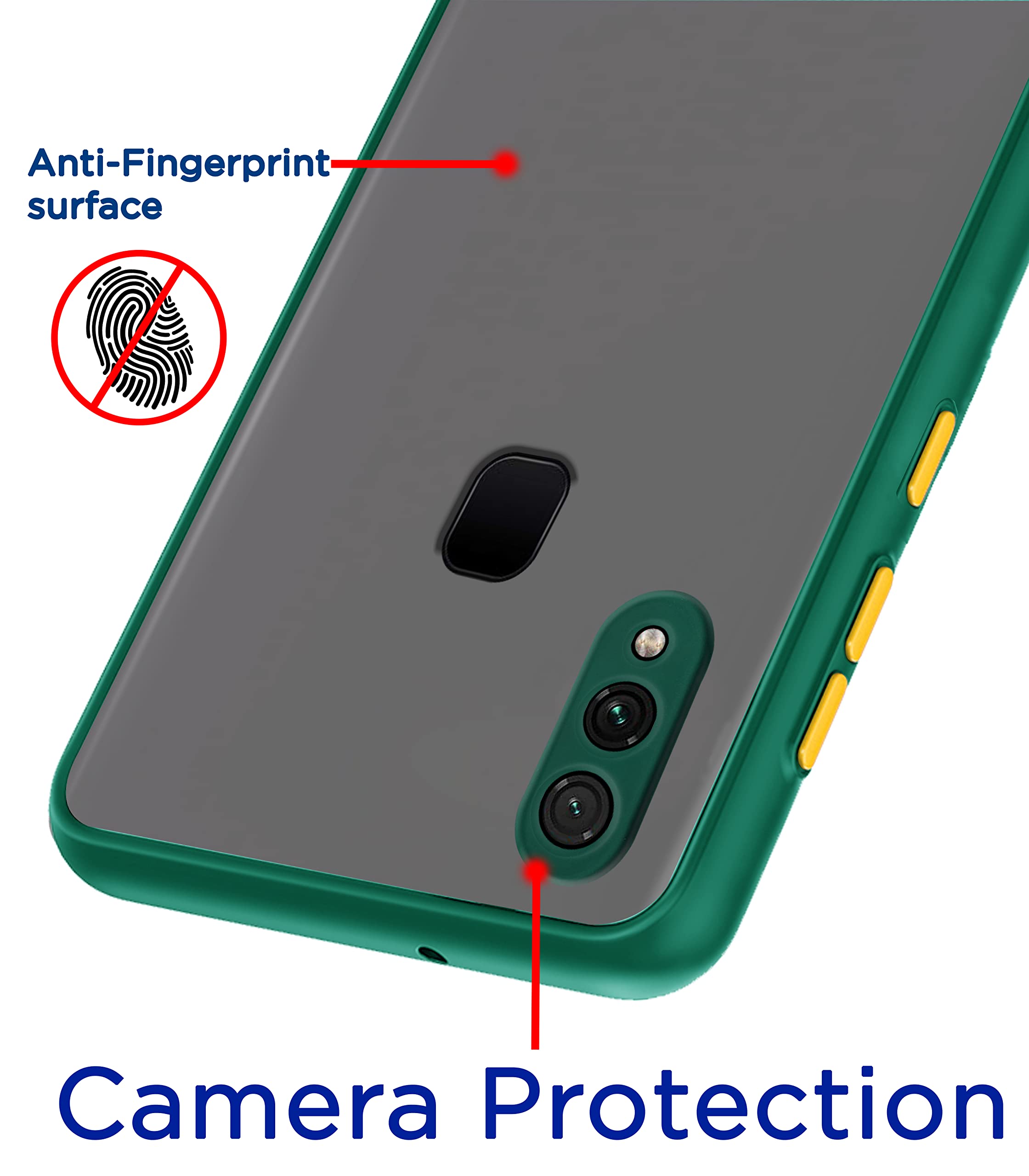 Pikkme Vivo Y91/Y93/Y95 Hybrid green back cover – photo 2