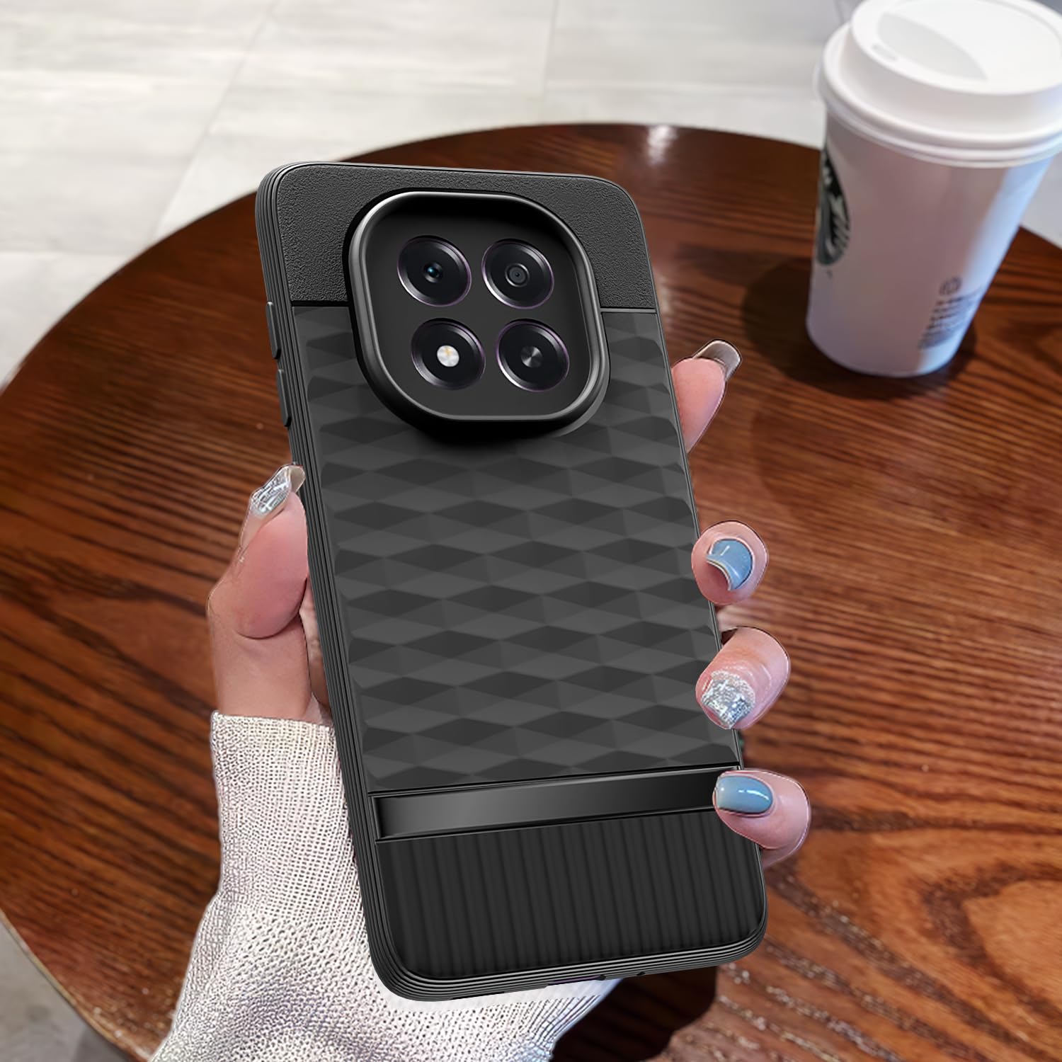 Oppo F29 5G Silicone mobile back cover in black by Pikkme – photo 7
