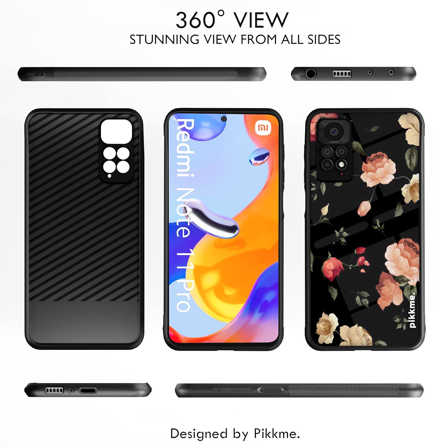 Flower Mobile back cover for Redmi Note 11 Pro/Note 11 Pro Plus 5G – Pikkme – photo 2