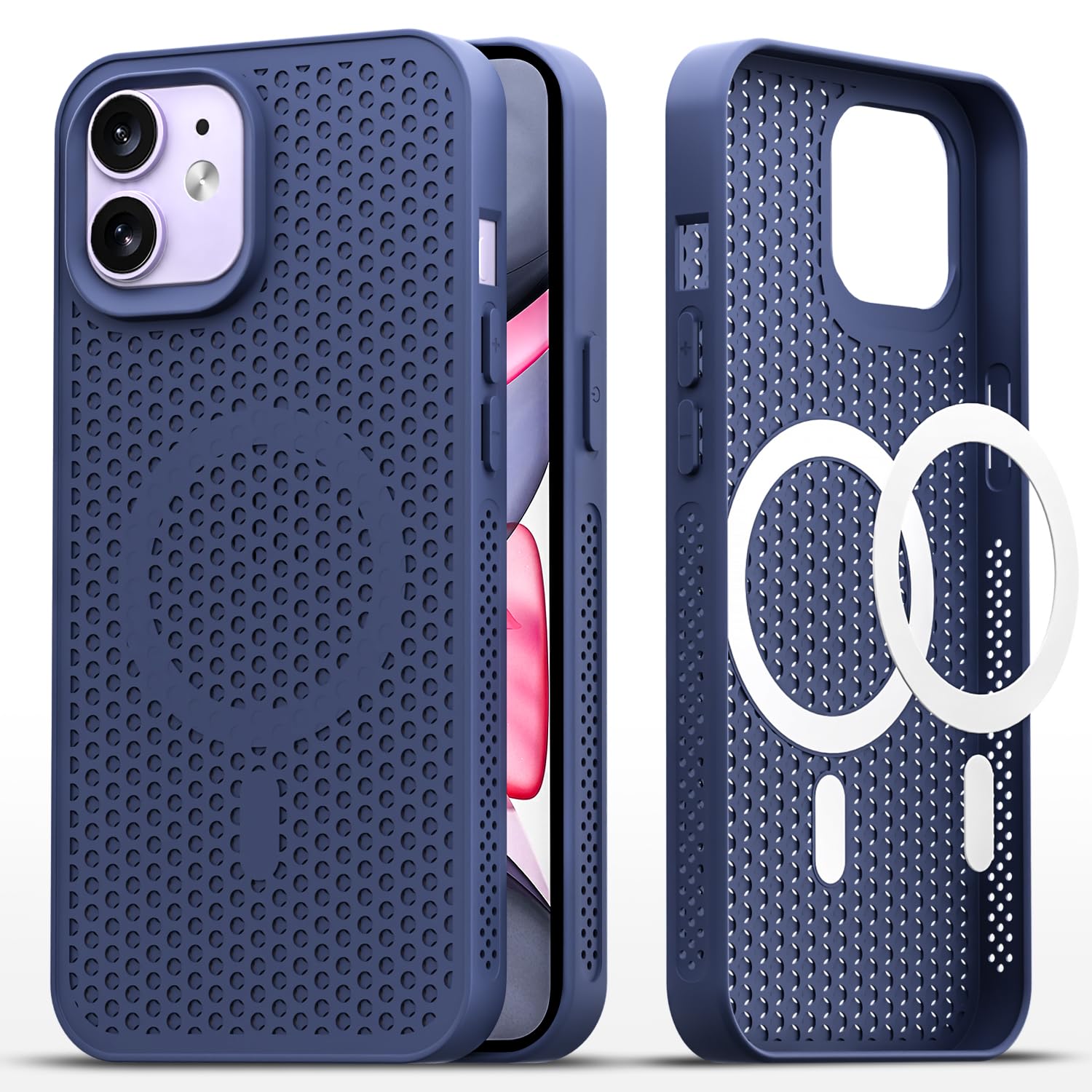 Pikkme blue mobile back cover for iPhone 11