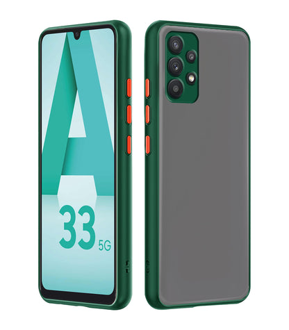 Samsung A33 5G back cover in green by Pikkme