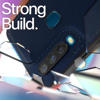 Pikkme blue Leather mobile back cover for Vivo Y12/Y15/Y17/U10 – photo 5
