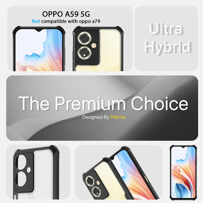 Black back cover for Oppo A59 5G – Pikkme – photo 3