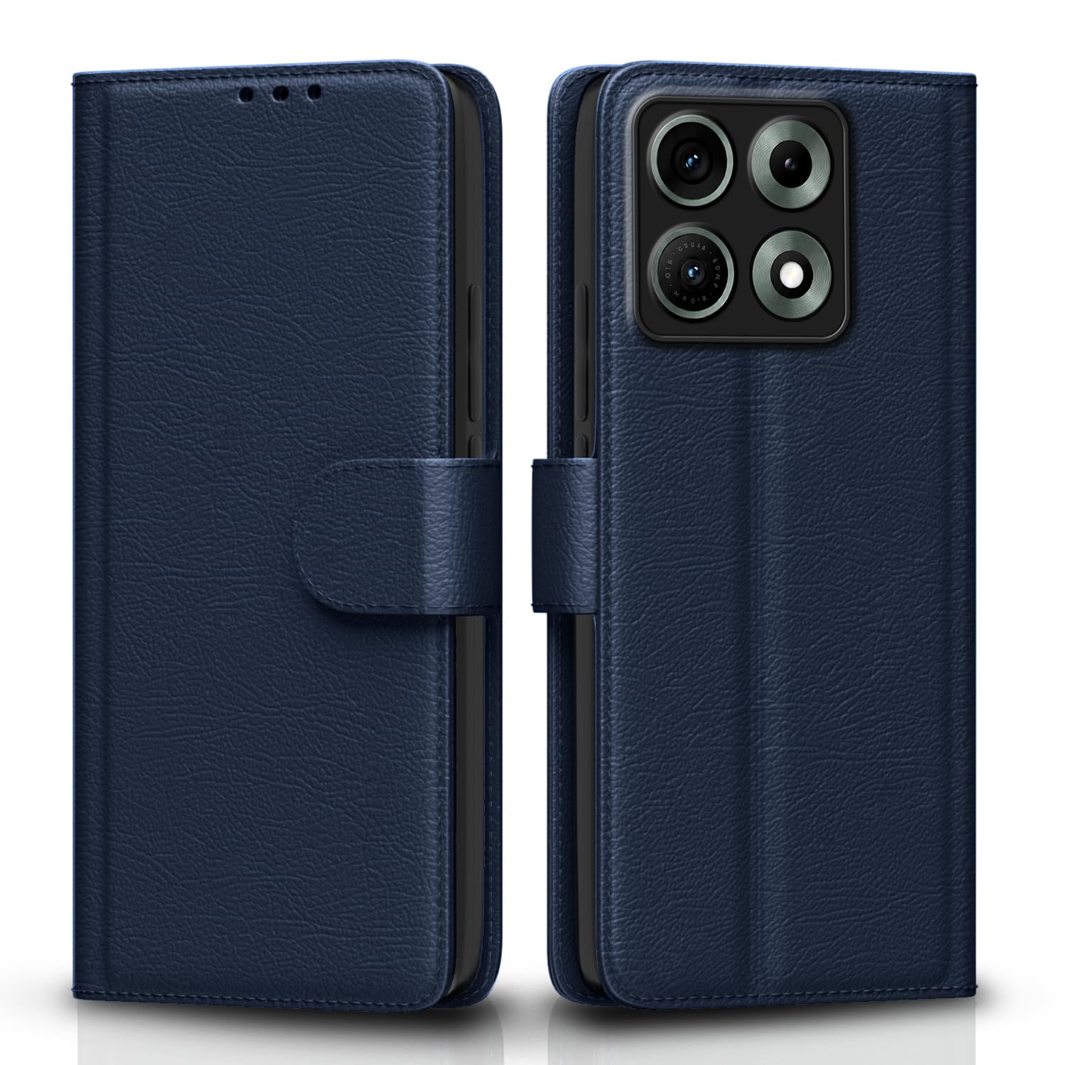 Moto Edge 70 Max 5G flip case in blue by Pikkme