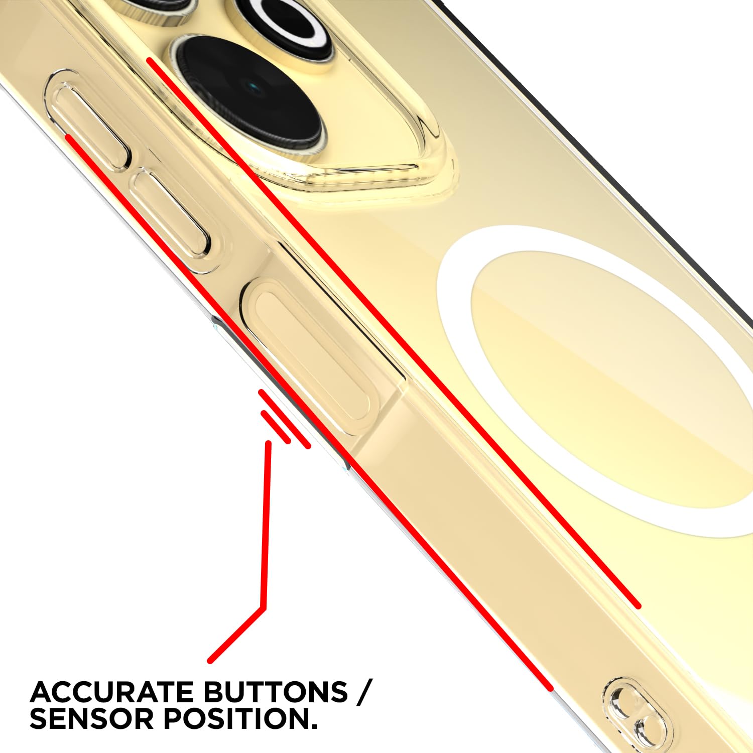 Redmi 13/Poco M6 Plus 5G phone cover in transparent mag-safe by Pikkme – photo 6