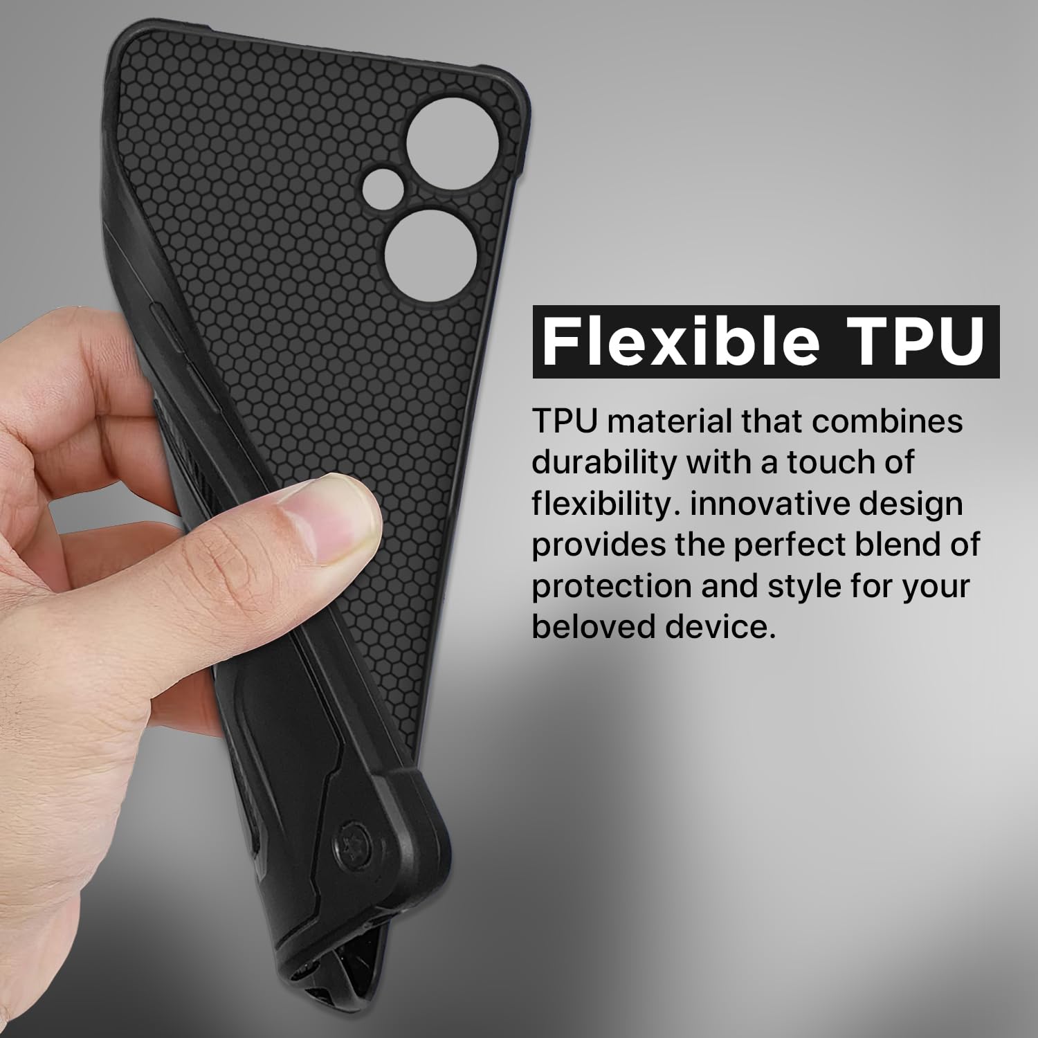 Pikkme black Hybrid mobile cover for OnePlus Nord CE 3 Lite 5G – photo 7