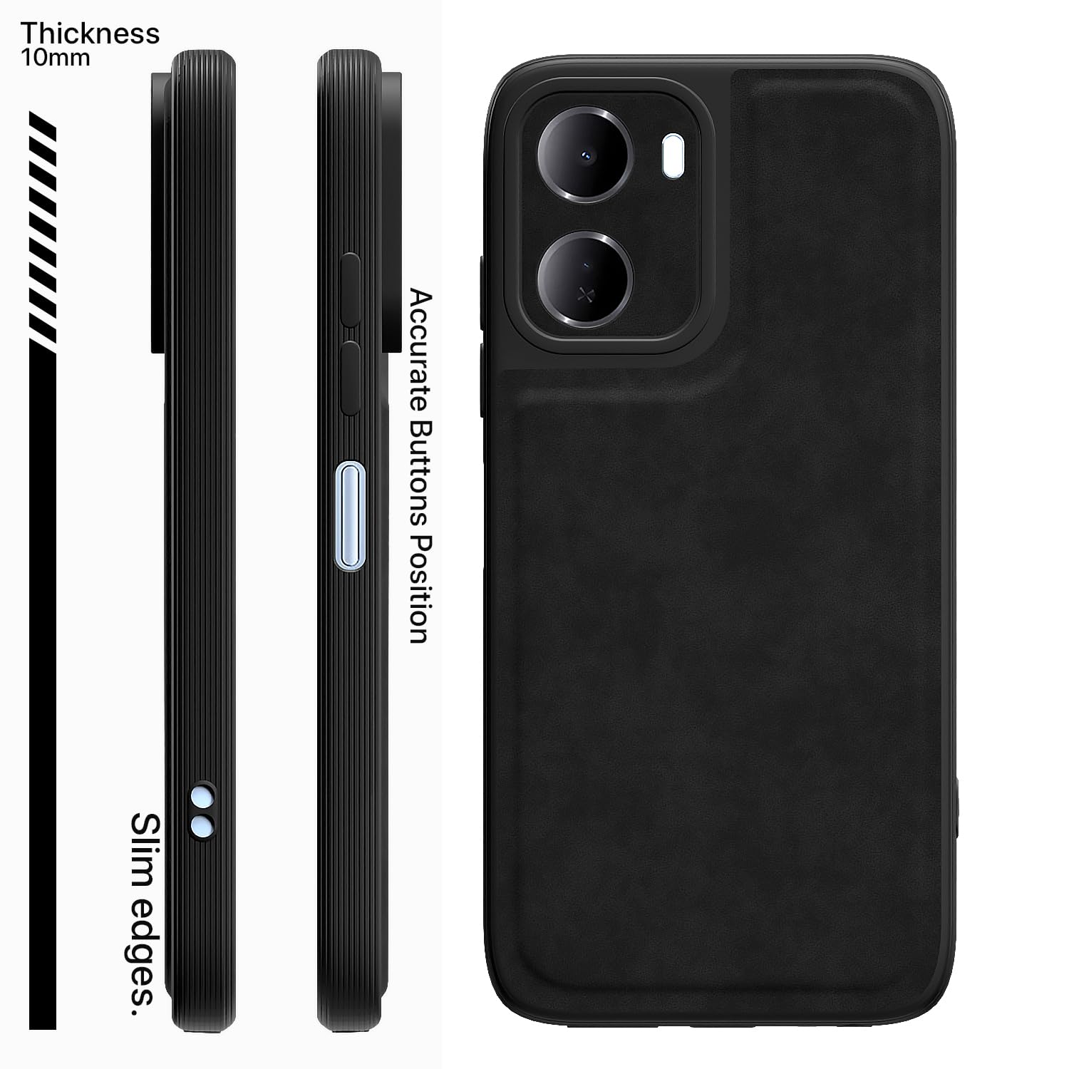Pikkme Redmi 15A 5G black mobile cover – photo 3