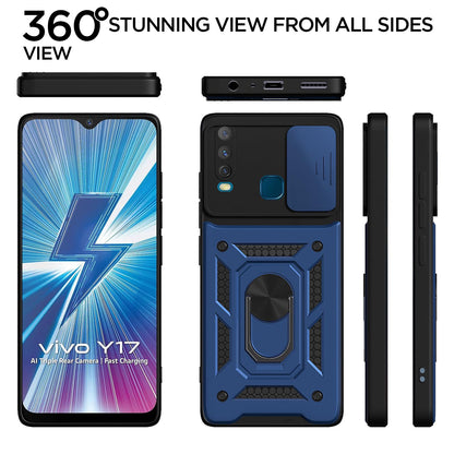 Pikkme blue D10 Camera Shield mobile back cover for Vivo Y12/Y15/Y17/U10 – photo 5
