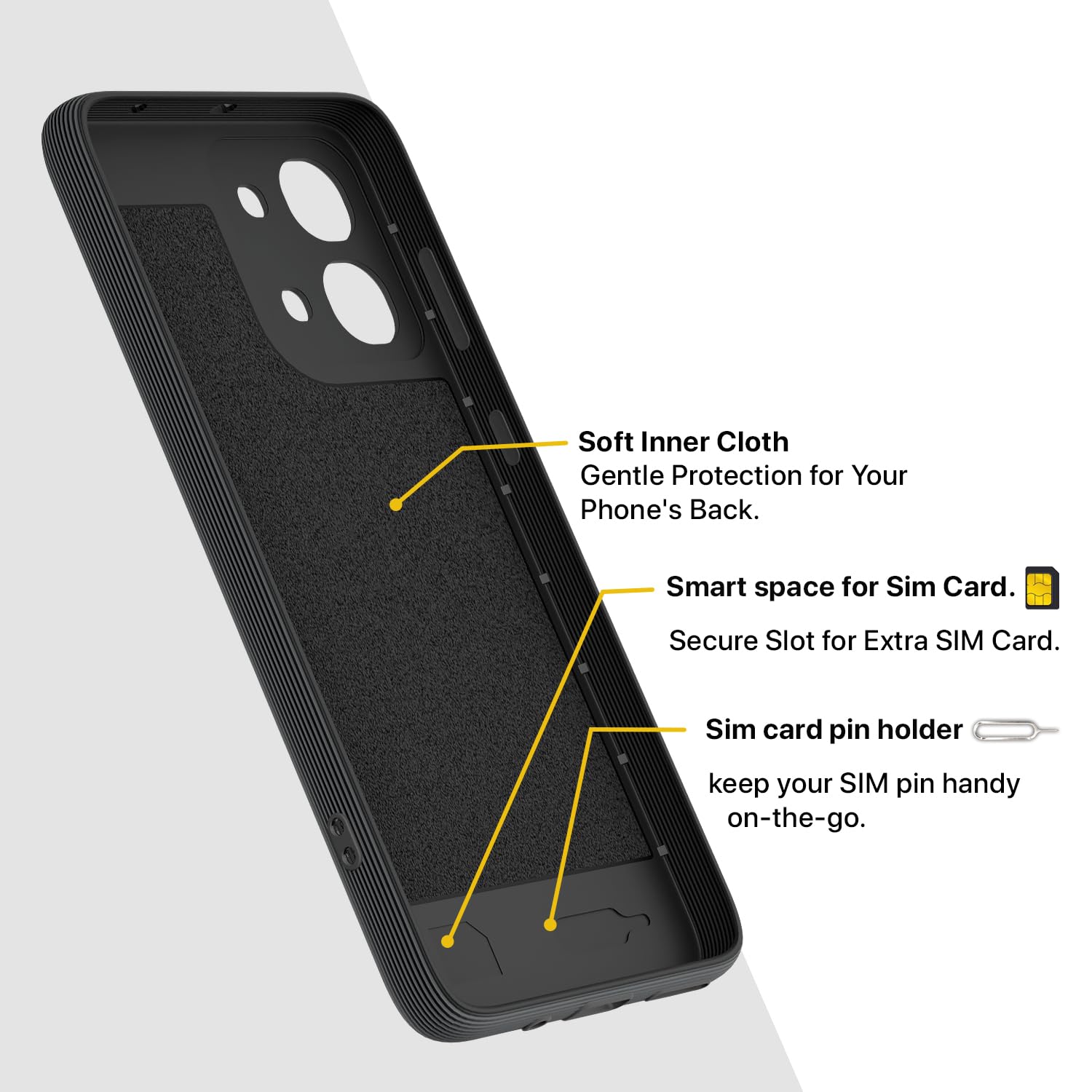 Oppo F31/F33 5G phone cover in grey by Pikkme – photo 6
