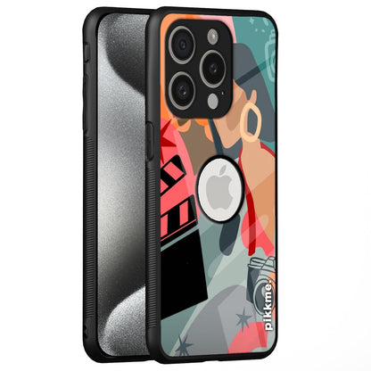 Pikkme Hybrid mobile back cover for iPhone 15 Pro