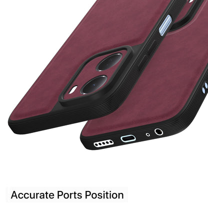 Pikkme Redmi 15A 5G Leather purple back cover – photo 4