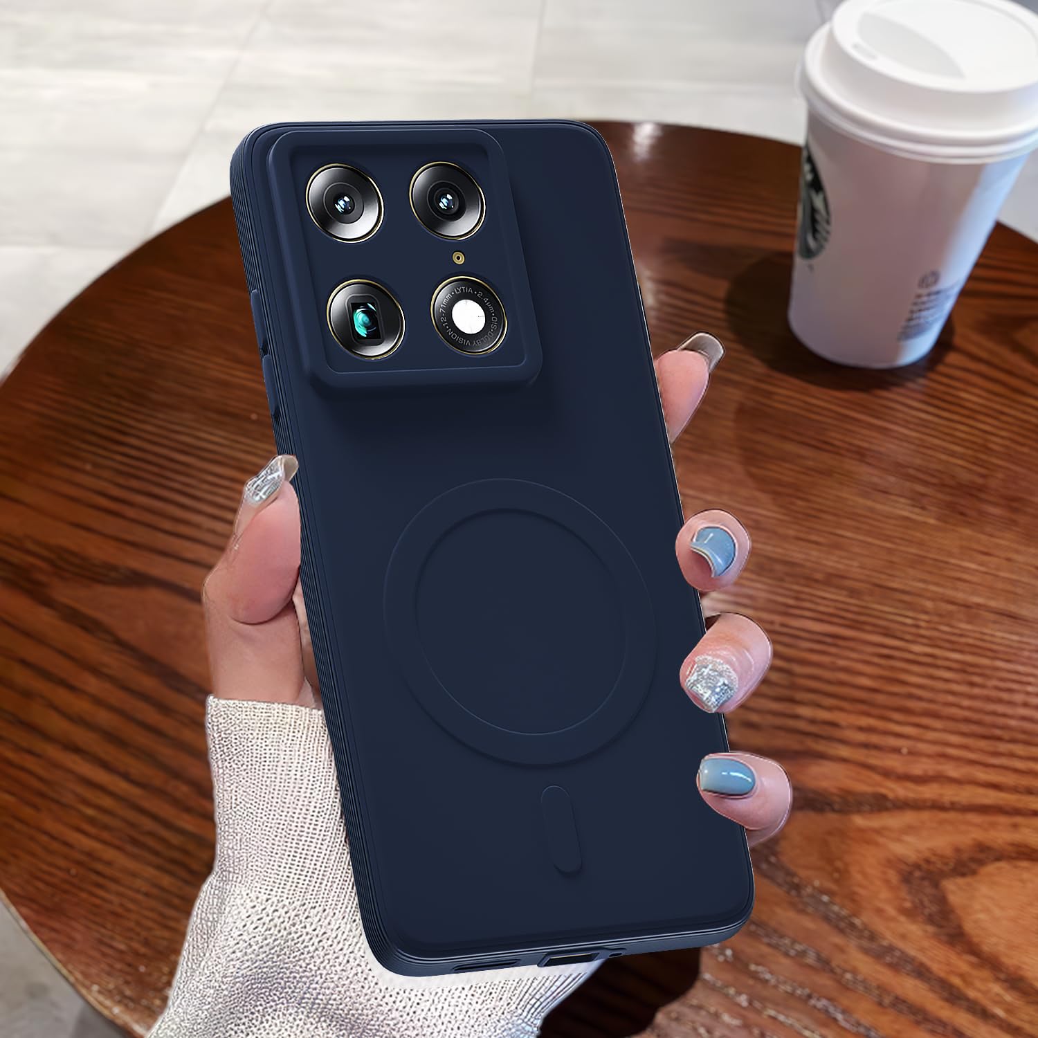 Blue MagSafe mobile cover for Moto Signature 5G – Pikkme – photo 7