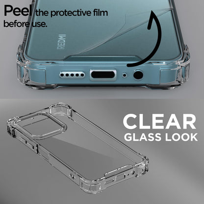 Pikkme Redmi 15c 5G transparent mobile back cover – photo 3