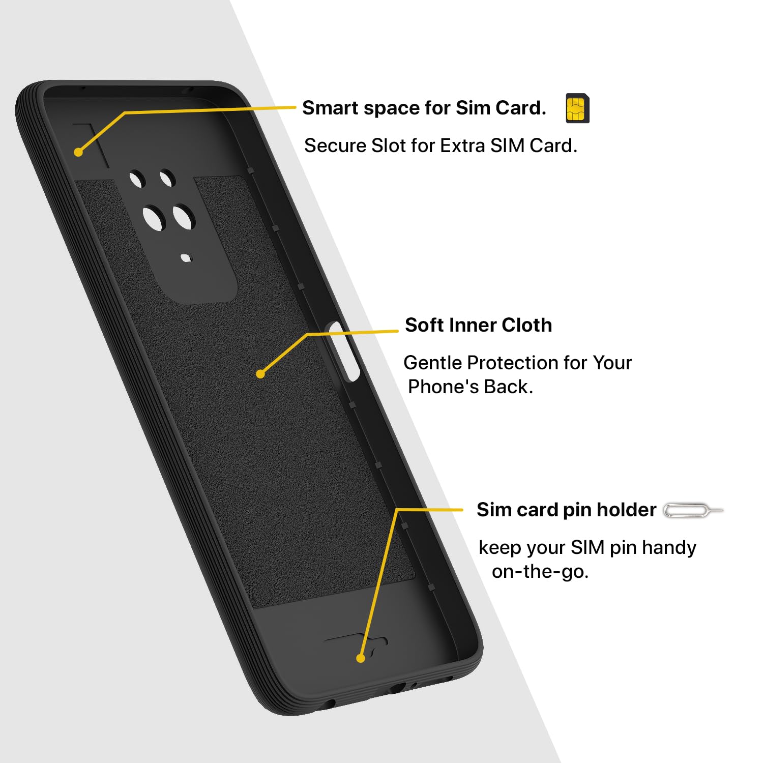Black Silicone mobile cover for Redmi Note 10 Lite/Note 9 Pro/Pro Max/Poco M2 Pro – Pikkme – photo 6