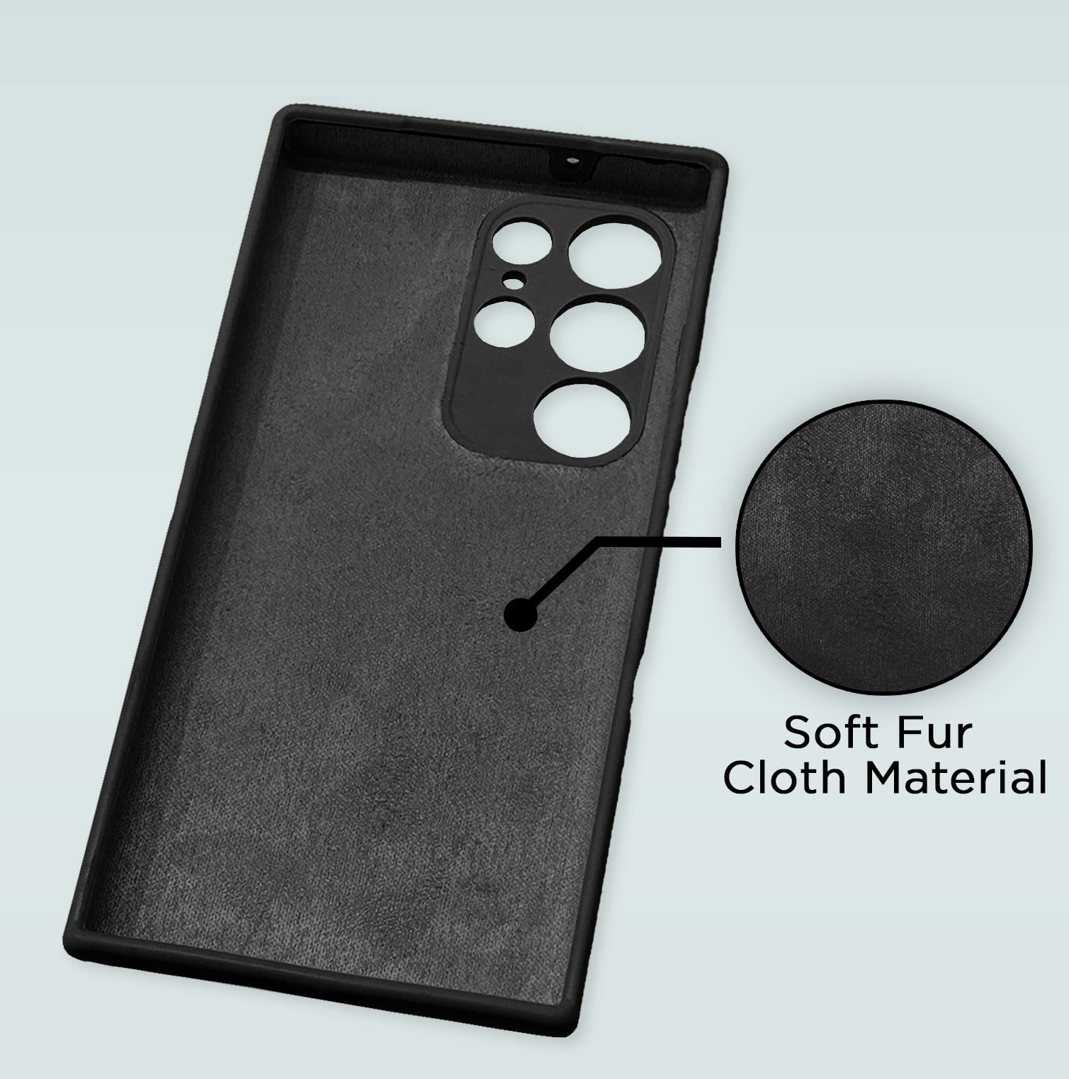 Black back cover for Samsung S23 Ultra 5G – Pikkme – photo 6