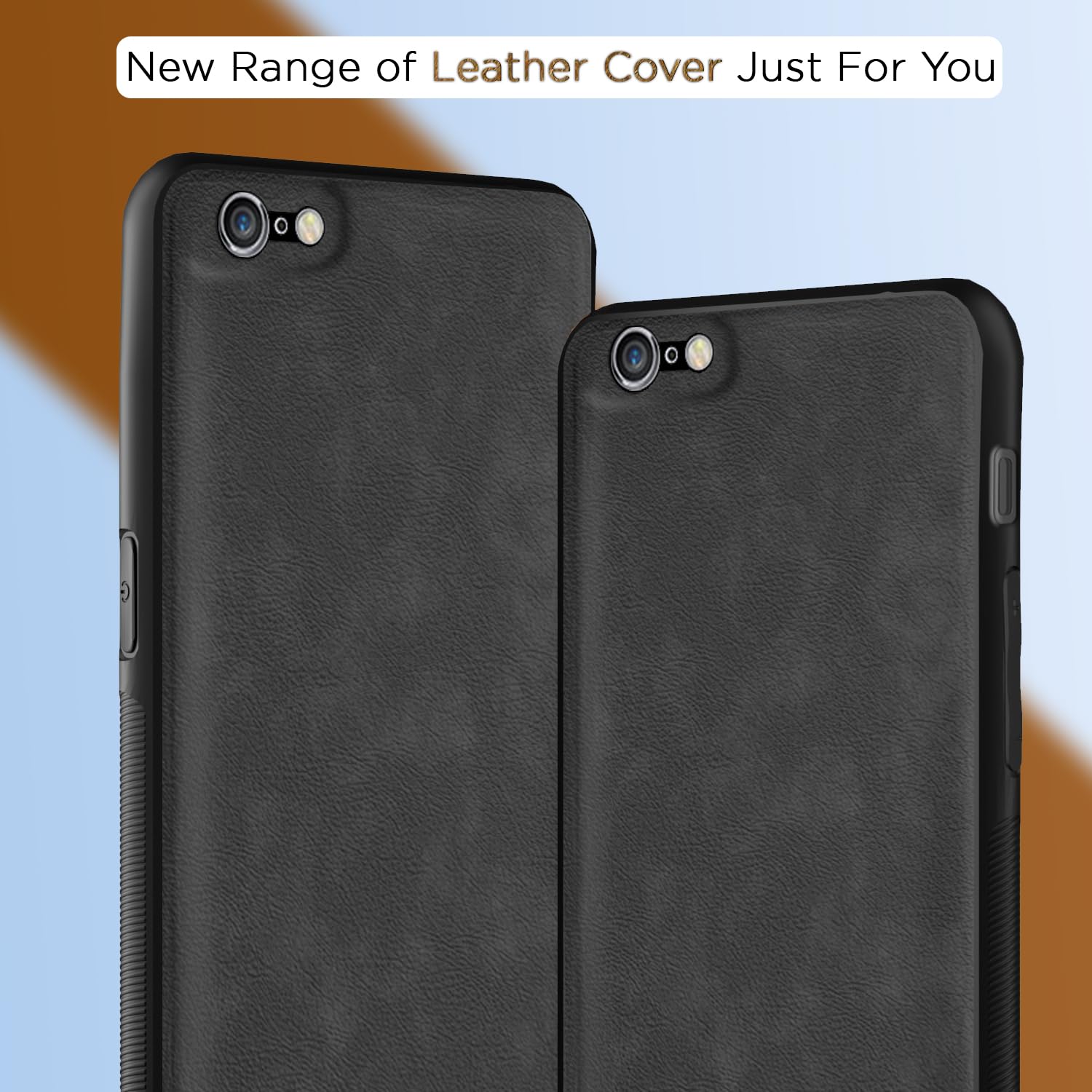 iPhone 6/6S Leather mobile back cover in grey by Pikkme – photo 7