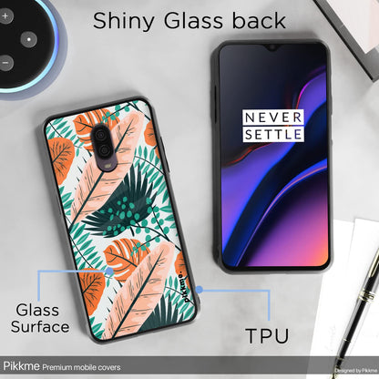 Pikkme Flower mobile back cover for OnePlus 6T – photo 3