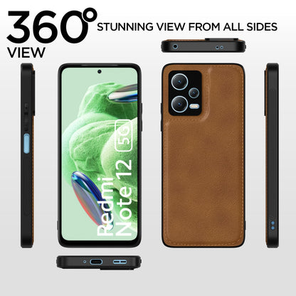 Pikkme brown mobile cover for Poco X5/Redmi Note 12 5G – photo 4
