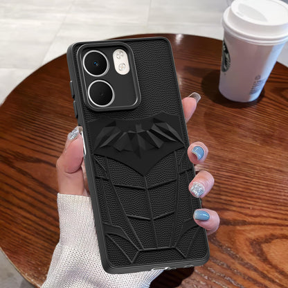 Pikkme Oppo A5x Shockproof Stylish Cartoon Back Cover (Black)