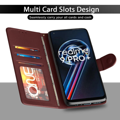 Brown wallet flip cover for Realme 9 Pro Plus 5G – Pikkme – photo 5
