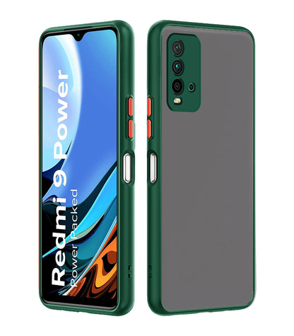 Pikkme Redmi 9 Power Matte light green mobile cover