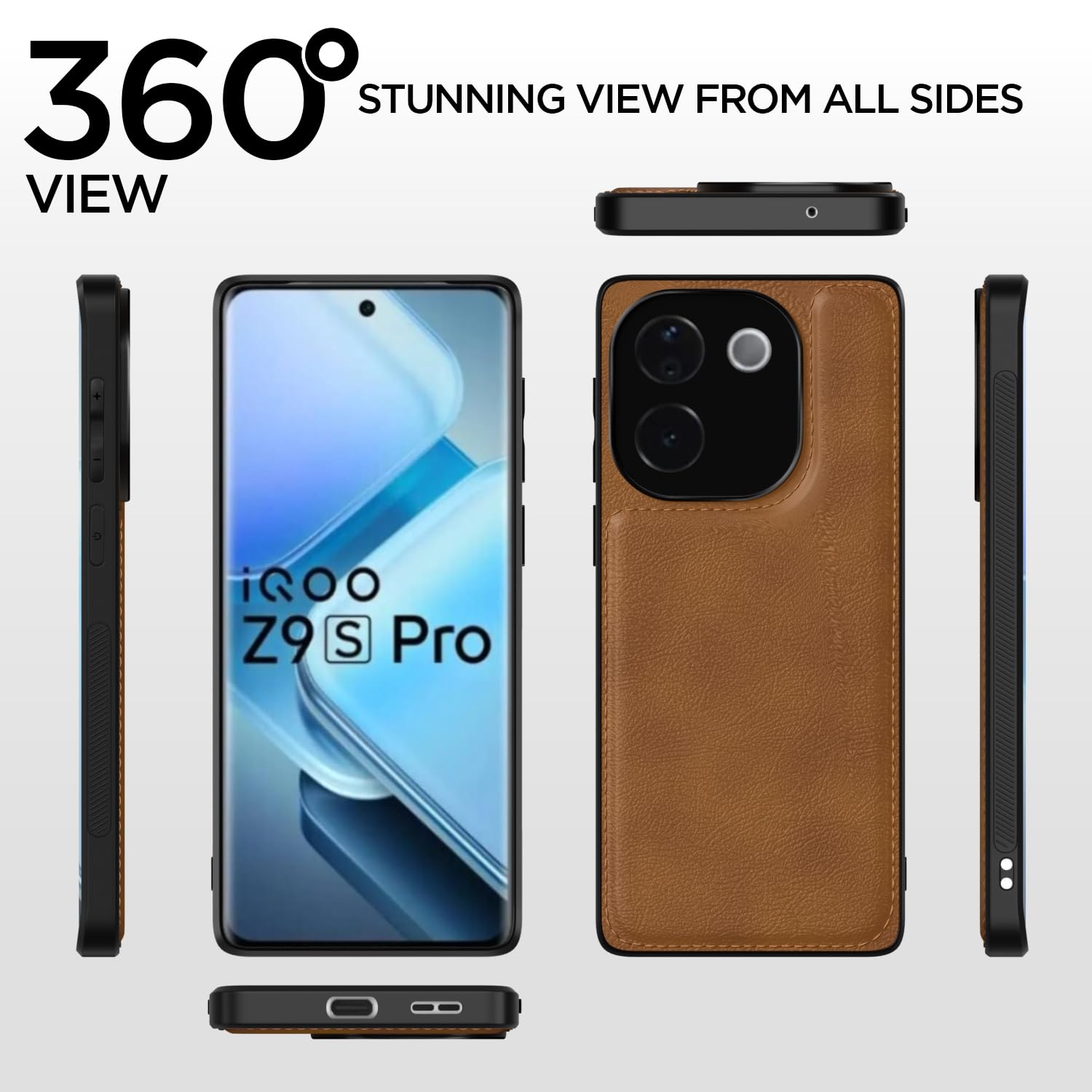 iQOO Z9s Pro/Vivo T3 Pro 5G phone cover in brown by Pikkme – photo 2