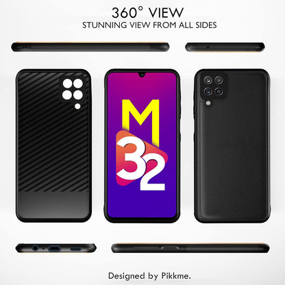 Pikkme black Leather back cover for Samsung M32 Prime/M32 4G – photo 3