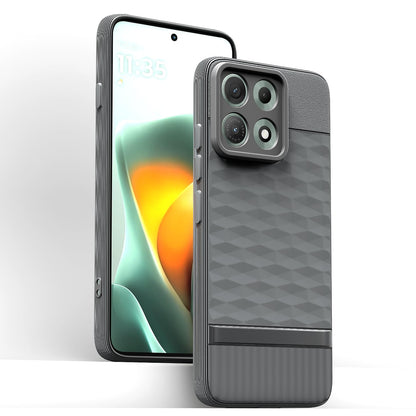 Moto Edge 70 Max 5G Silicone mobile back cover in grey by Pikkme – photo 2