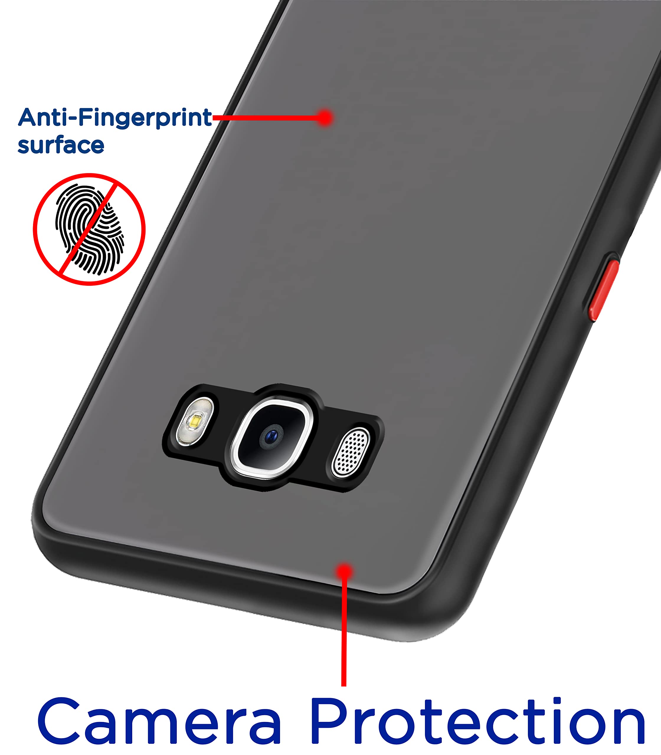 Samsung J7 2016 Hybrid phone cover in black by Pikkme – photo 2
