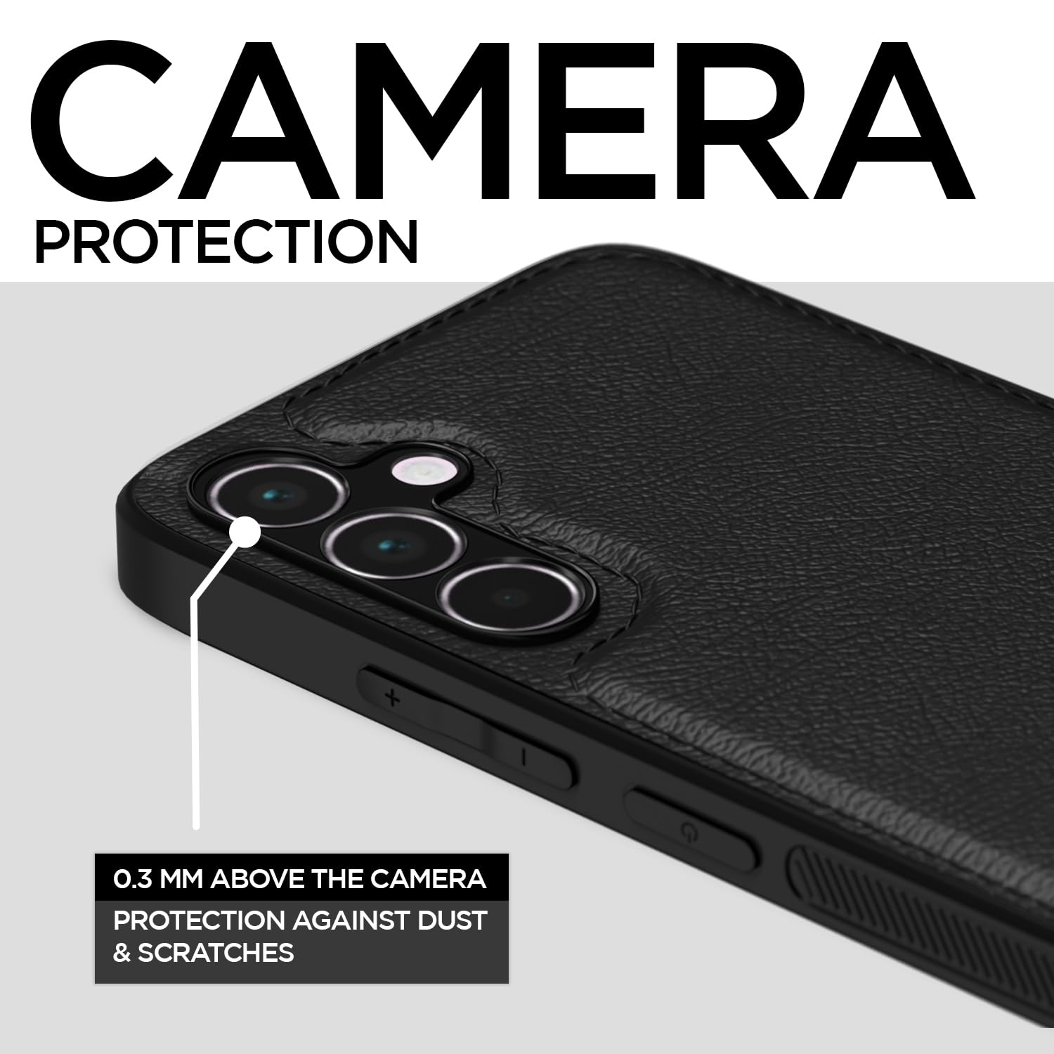 Pikkme black mobile back cover for Samsung A55 5G – photo 3
