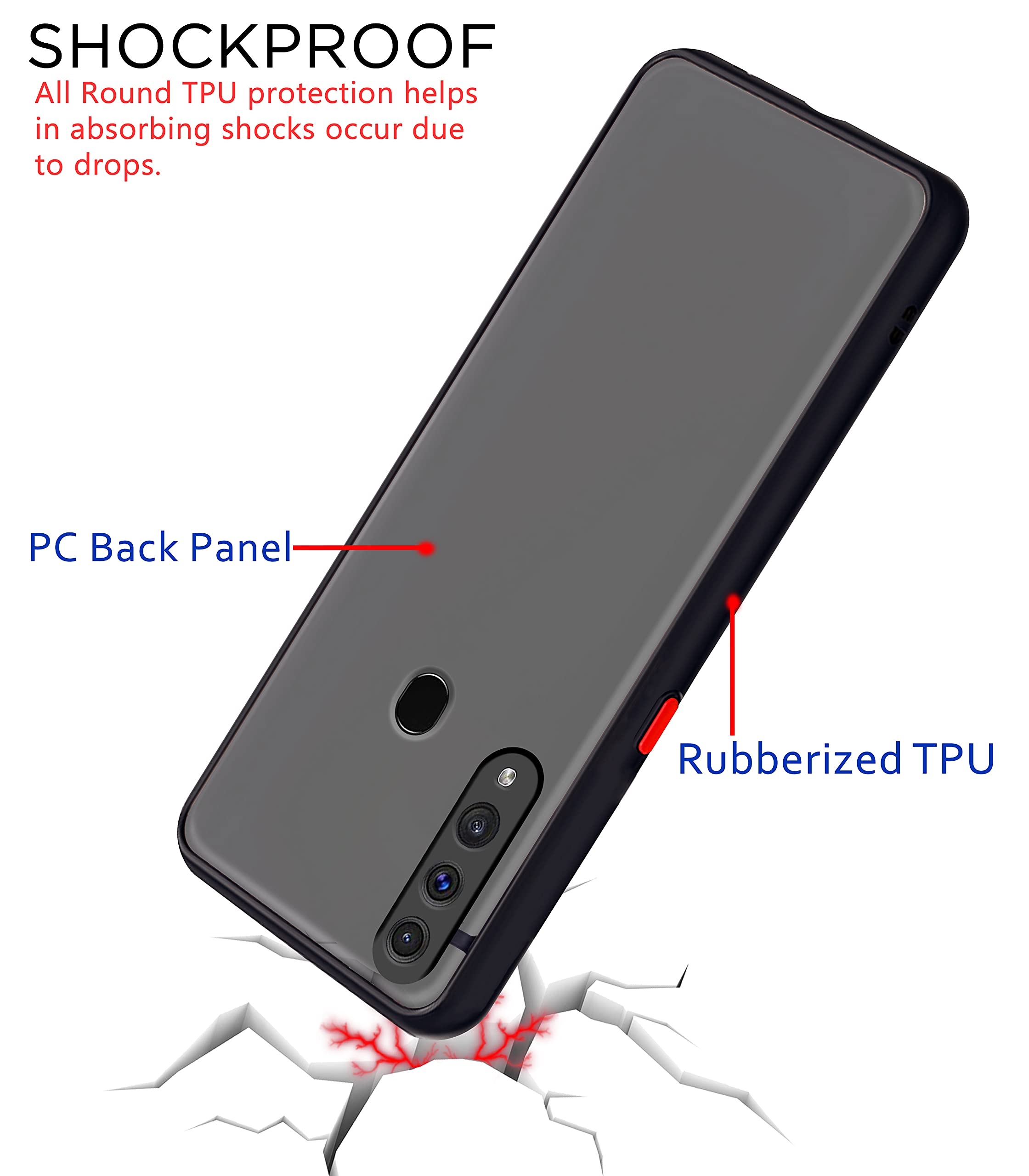 Oppo A31 phone cover in black by Pikkme – photo 4