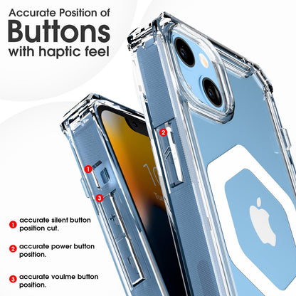 Transparent mag-safe phone cover for iPhone 13/14 – Pikkme – photo 5