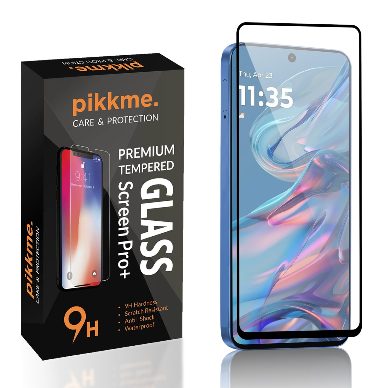 Moto G45 tempered glass by Pikkme