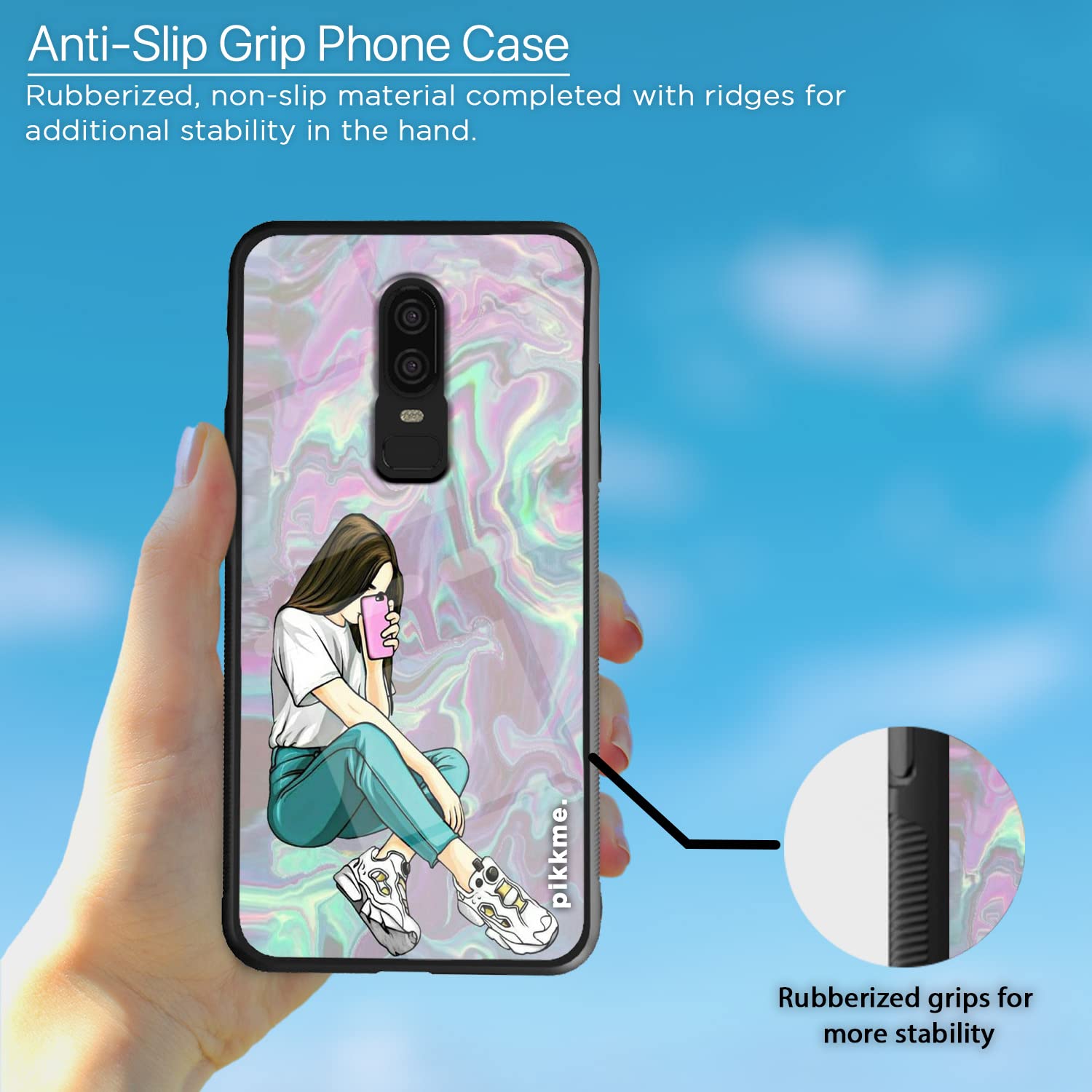 Pikkme Hybrid back cover for OnePlus 6 – photo 5