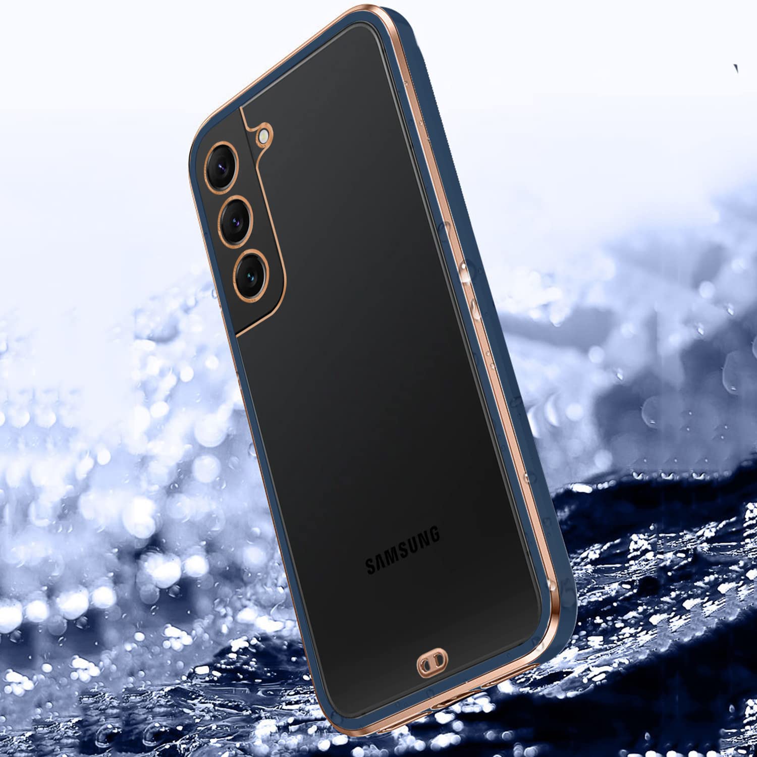 Pikkme Samsung S22 Chrome blue mobile back cover – photo 2