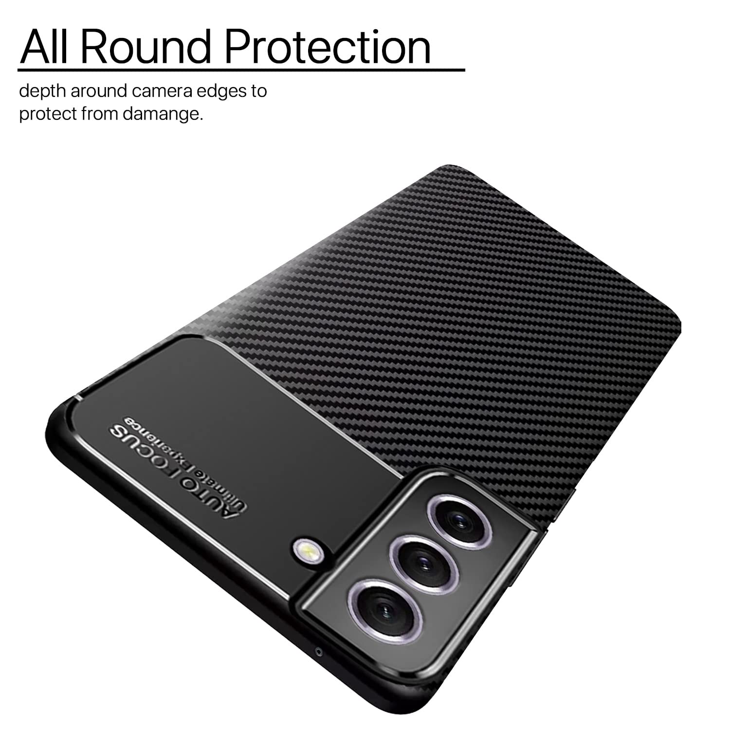 Pikkme Samsung S21 FE 5G black mobile back cover – photo 2