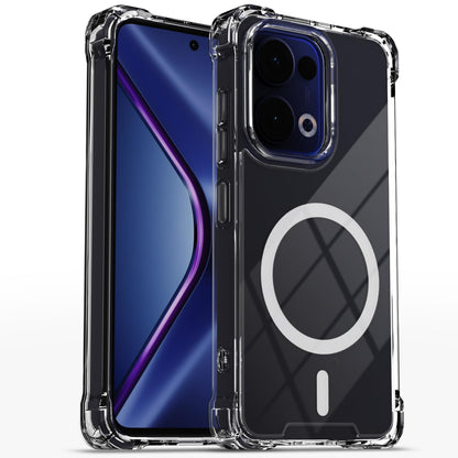 Pikkme transparent mag-safe MagSafe phone cover for Oppo Reno 13 5G