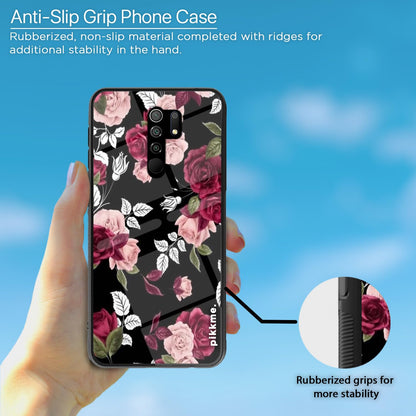 Redmi 9 Prime Flower mobile cover by Pikkme – photo 5