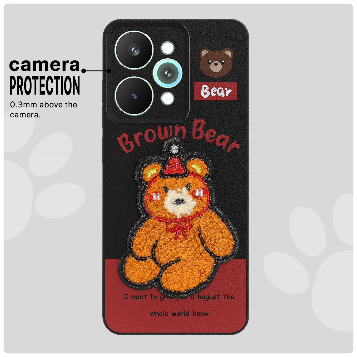 Pikkme cherry Plush Patch back cover for Realme 15 Pro 5G – photo 6