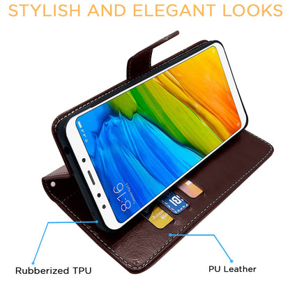 Coffee & brown flip cover for Redmi Note 5 – Pikkme – photo 5
