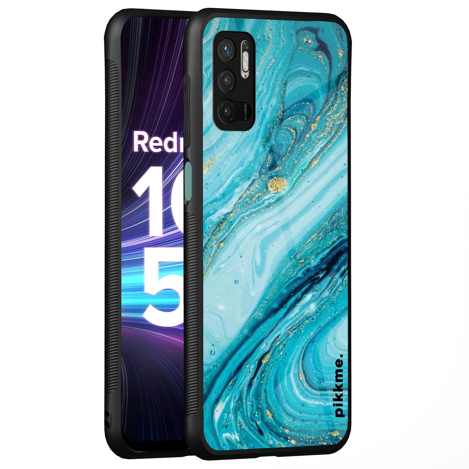 Pikkme Redmi Note 10T/Poco M3 Pro 5G Hybrid mobile back cover