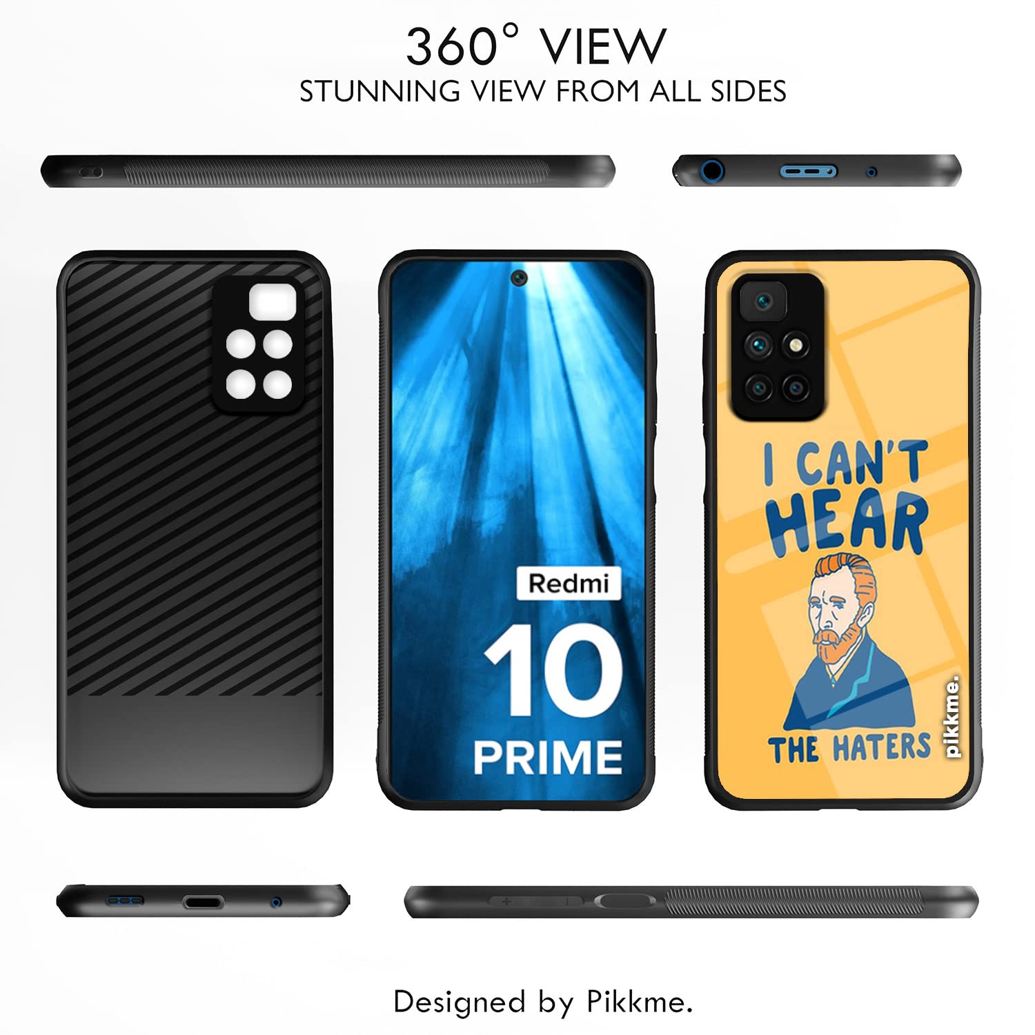 Redmi 10 Prime Hybrid mobile back cover by Pikkme – photo 2