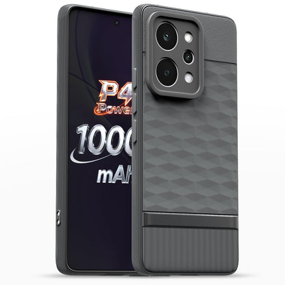 Pikkme grey Silicone back cover for Realme P4 Power 5G