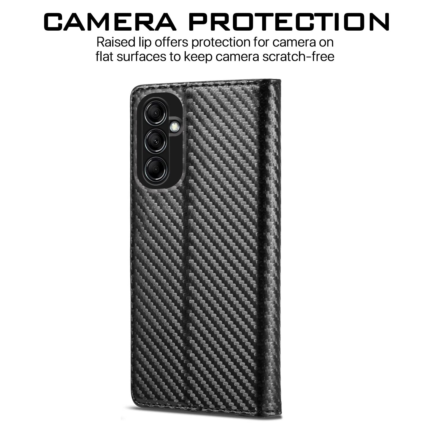 Samsung M14 5G flip case in black by Pikkme – photo 4